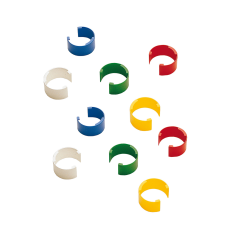 COLORIS Clips, mixed colors (pack of 10)