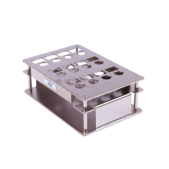 Code 424 Rack, Holds 12 1.5-2.0 mL flip cap microcentrifuge tubes