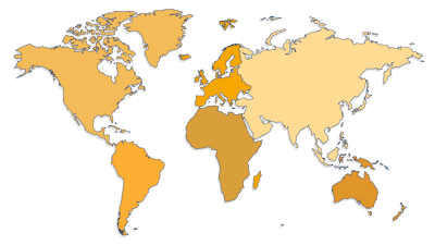 Gilson Distributor Map